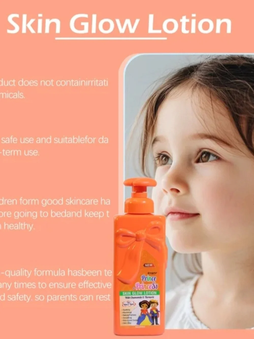 Kids Skin Glow Lotion - Orange